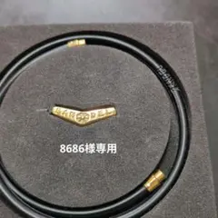 8686様専用BANDEL ブラックシリコン ネックレスのサムネイル