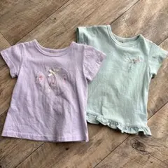 petit mainプティマイン 女の子 Tシャツ 80cm