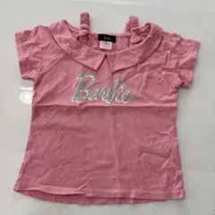 Barbie 肩出し ピンク Tシャツ 140のサムネイル
