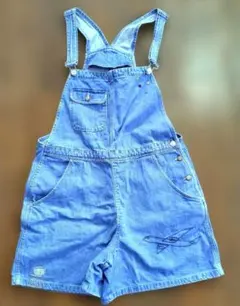 ZARAデニム ショートパンツオーバーオール