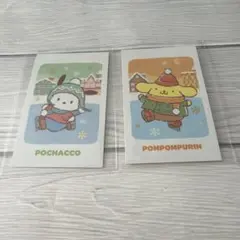 サンリオ　フォトカードコレクションガム　ポチャッコ　プリン