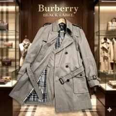 Burberry Black Label トレンチコート ベージュ ノバチェック