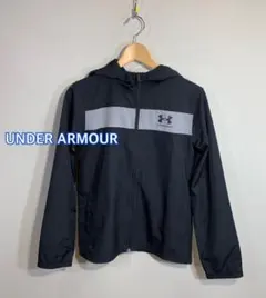 ◼️UNDER ARMOUR ◼️ボーイズブラック　インナーメッシュパーカー:YXL
