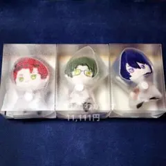 敬人 紅郎 颯馬 あんスタ 紅月 レインコート ぬいぐるみ 指人形 中国 セット