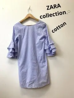 ZARA collection 大人ストライプ　ワンピース