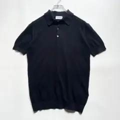 JOHN SMEDLEY シーアイランドコットン ポロシャツ ブラック XL - メルカリ