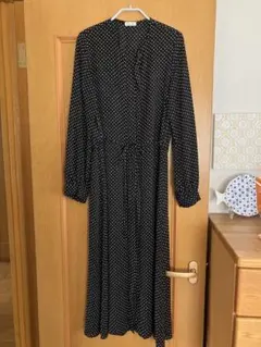 【美品】steven alan ドット柄ロングワンピースのサムネイル