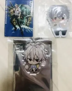 ヒプノシスマイク 左馬刻 きゃらぼむアクキー＆ローソン缶バ＆一番くじマグネット