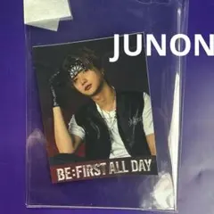 BE:FIRST ALL DAY 特典 ステッカー JUNON - メルカリ