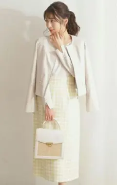 プロポーションボディドレッシング　フェイクスエードブルゾン　Sサイズ