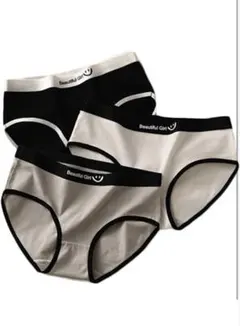 6枚セット❣️M ショーツ レディース ジュニア 下着 グレー ブラック ホワイト