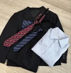 男の子フォーマルスーツ 110cm ストライプ柄