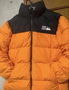 【美品】FirstDown リバーシブル　ダウンジャケット