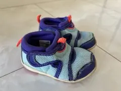 new balance ベビーサンダル 青/紫　13