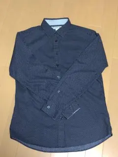 【値下げ】ユニクロ 長袖 水玉レディースシャツ S