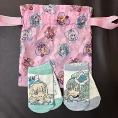 【新品未使用】わんだふるぷりきゅあ ニャミー リリアン 靴下 15-20サイズ