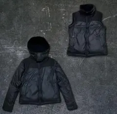00s Tech Reversible Hoody Down Jacket