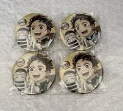 鬼滅の刃 竈門炭治郎 全集中展 幕間画 缶バッジ 4点