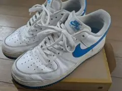 Nike Air Force 1 ホワイト/ブルー　エアフォース1