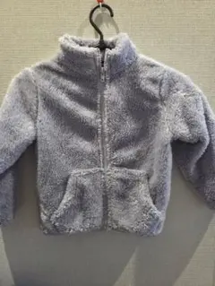 フリースジャケット 薄い紫 110サイズ