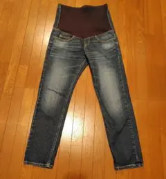 美品　無印良品　マタニティ デニムパンツ BOYFIIT