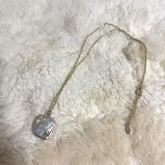 ネックレス　シェル　ゴールド　天然貝　ハンドメイド