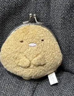 すみっコぐらし　とんかつ　がま口小銭入れ　ぬいぐるみ　マスコット　サンエックス