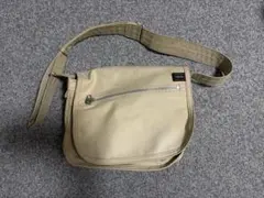 PORTER ポーター 帆布ショルダーバッグ　白