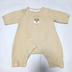 アカチャンホンポ　からし色 サガラ刺繍 ロンパース　柴犬