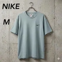 90s NIKE ナイキ ワンポイントロゴ刺繍入り 白タグ Tシャツ Mサイズ