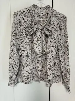 最終価格❣️indexリボン付き長袖ブラウス