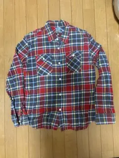 Down to South チェック 長袖 シャツ メンズ M