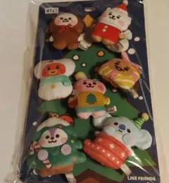 BT21 オーナメント　セット　COOKY TATA RJ CHIMMY