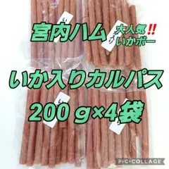宮内ハムさんのいか入りカルパス いかボー200g✖️4袋のサムネイル