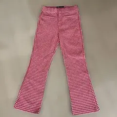 ZARA チェックパンツ