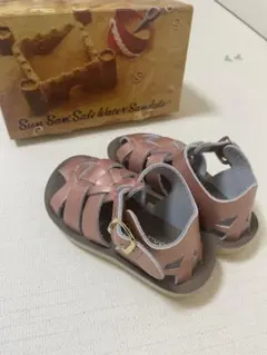 マールマールSalt Water Sandals ピンクゴールド ベビーサンダル