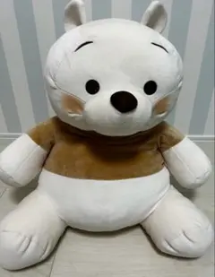 くまのプーさん　café de honey 超超BIGぬいぐるみ 50cm