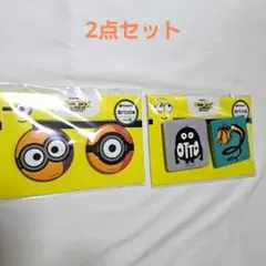 お値下げ！　新品　ハッピーくじ　ミニオン　缶バッジ 　2個セット