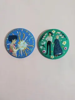 ハウルの動く城 刺繍ブローチ