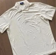 【MIZUNO】ゴルフウェア　ポロシャツ　半袖　黄色　ライトイエロー　L