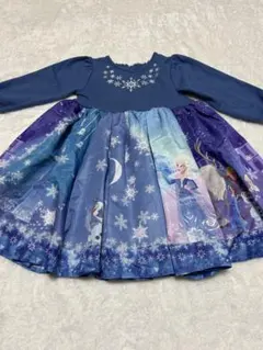 【美品】アナと雪の女王　ワンピース 100cm