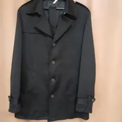 メンズ　COMME CA ISM ブラック コート L　クリーニング済み