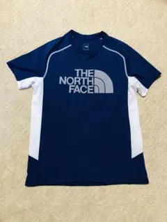 THE NORTH FACE Tシャツ ネイビー Mサイズ　ポリエステル100%のサムネイル