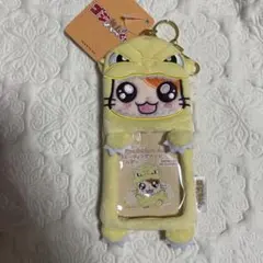 【匿名配送】新品未使用タグ付き　ゴジハムくん　トレカケース　黄色　ボア　ハム太郎のサムネイル