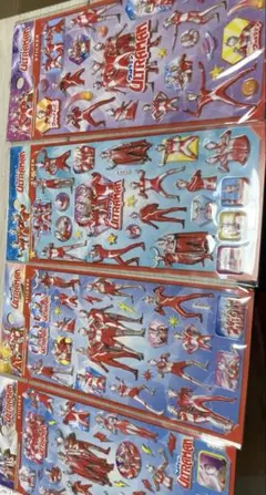 ウルトラマン ライセンス付きステッカー 4枚セット