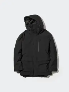 ☆美品☆ UNIQLO ユニクロ ハイブリッドダウンパーカー ブラック Mサイズ