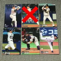 2018〜2022 プロ野球チップス 東京ヤクルトスワローズ 6枚セット