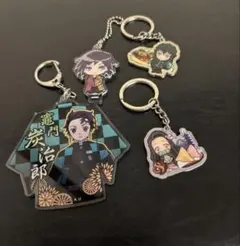 アクリルキーホルダーセット 竈門炭治郎 禰豆子 善逸 4個セット