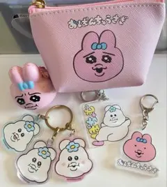 おぱんちゅうさぎ んぽちゃむ キーホルダー スクイーズ ポーチ まとめセット