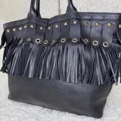CHRISTIAN VILLA y2k fringe leather bagのサムネイル